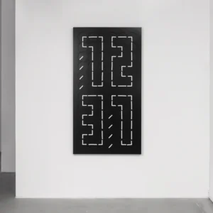 Watch Wall Clock L-Black