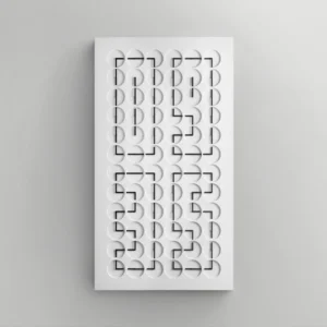 Watch Wall Clock L-White