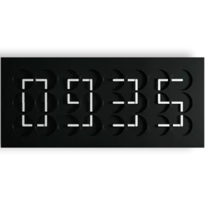 Watch Wall Clock S-Black