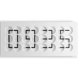 Watch Wall Clock S-White